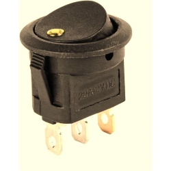 przełącznik kołyskowy 2 poz. pom. 12V kropka